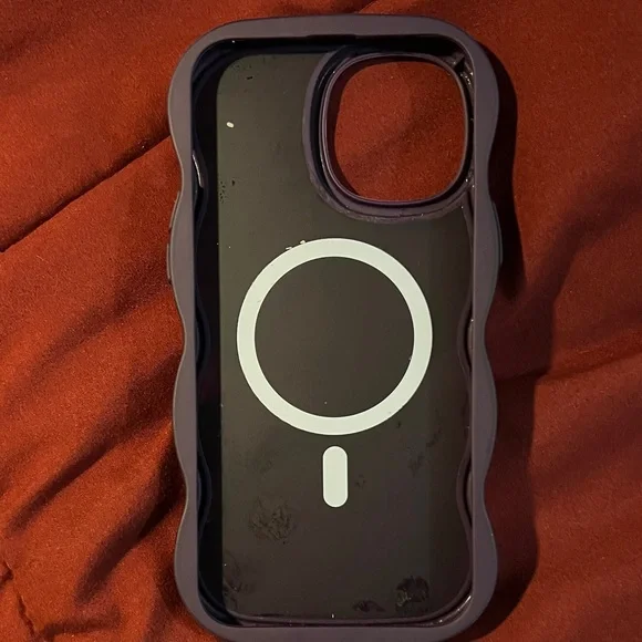 Black Silicone Phone Case - Picture 2 of 2